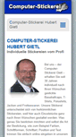 Mobile Screenshot of computer-stickerei.de